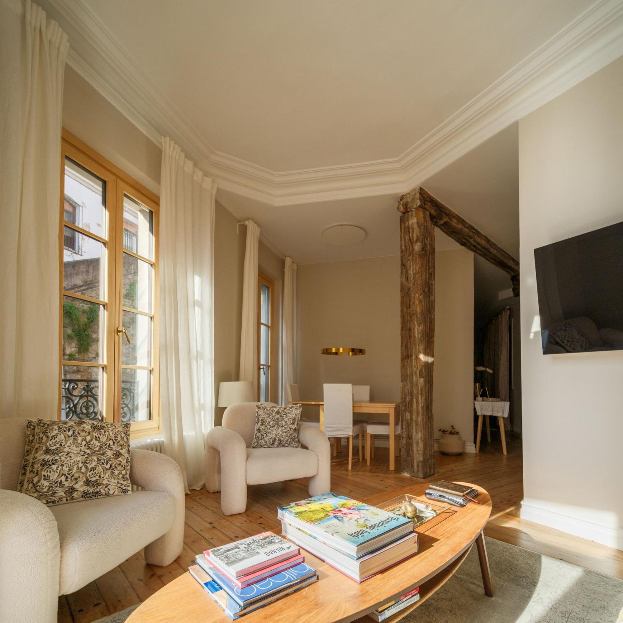 Monappart Cristo Historic Apartment With Parking Більбао Екстер'єр фото